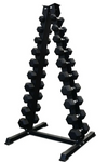 Hex Dumbbell Set | 1kg - 10kg |10 sets of Dumbbells (1kg increments) plus Rack