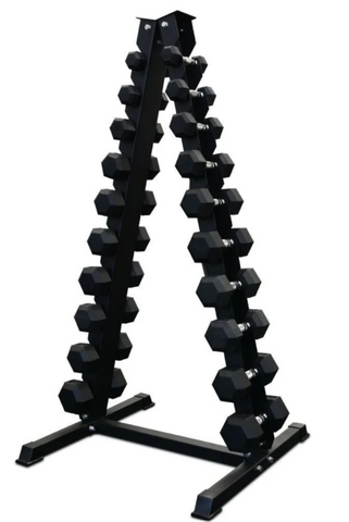 Hex Dumbbell Set | 1kg - 10kg |10 sets of Dumbbells (1kg increments) plus Rack